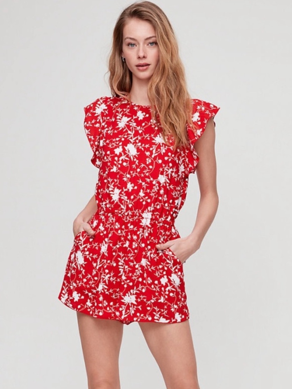 Aritzia Wilfred Fleurette Romper
